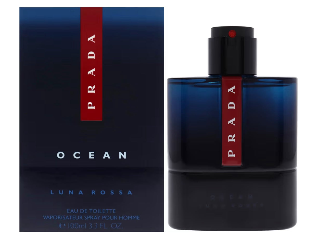 Prada Luna Rossa Ocean by Prada for Men - 3.3 oz EDT Spray